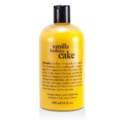 Philosophy Vanilla Birthday Cake Shampoo, Shower Gel & Bubble Bath 480ml