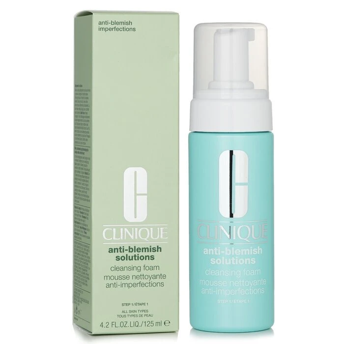 Clinique Anti-Blemish Solutions Cleansing Foam - For All Skin Types 125ml 4 Clinique Anti-Blemish Solutions Cleansing Foam - For All Skin Types 125ml - Image 2