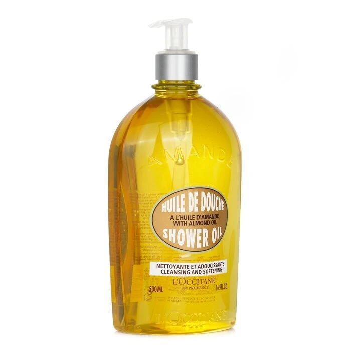 L'Occitane Almond Cleansing & Soothing Shower Oil 500ml 4 L'Occitane Almond Cleansing & Soothing Shower Oil 500ml - Image 2