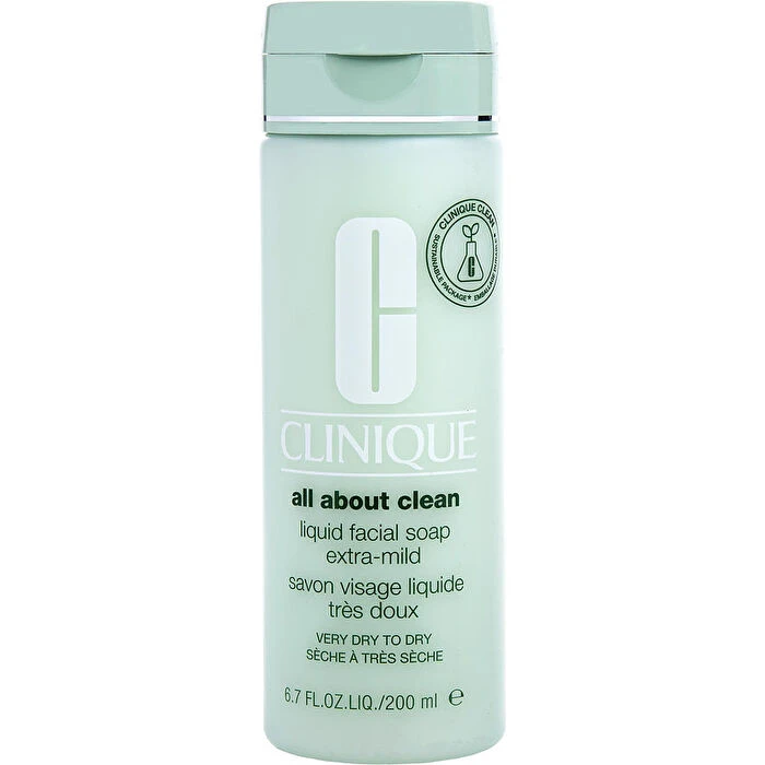 Clinique All About Clean Liquid Facial Soap Extra-Mild - Very Dry To Dry Skin 200ml 3 Clinique All About Clean Liquid Facial Soap Extra-Mild - Very Dry To Dry Skin 200ml