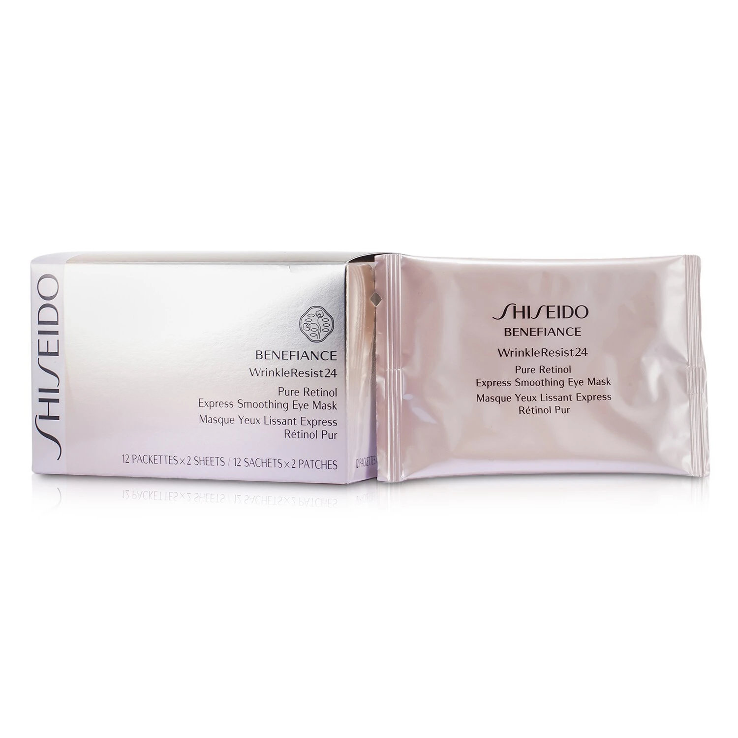 Shiseido Benefiance WrinkleResist24 Pure Retinol Express Smoothing Eye Mask 12pairs 3 Shiseido Benefiance WrinkleResist24 Pure Retinol Express Smoothing Eye Mask 12pairs
