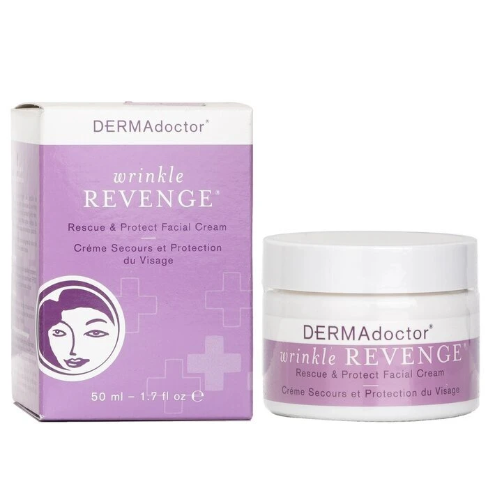 DERMAdoctor Wrinkle Revenge Rescue & Protect Facial Cream 50ml 4 DERMAdoctor Wrinkle Revenge Rescue & Protect Facial Cream 50ml - Image 2