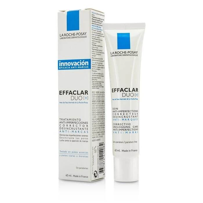 LA ROCHE-POSAY La Roche Posay Effaclar Duo (+) Corrective Unclogging Care Anti-Imperfections Anti-Marks 40ml 4 LA ROCHE-POSAY La Roche Posay Effaclar Duo (+) Corrective Unclogging Care Anti-Imperfections Anti-Marks 40ml - Image 2