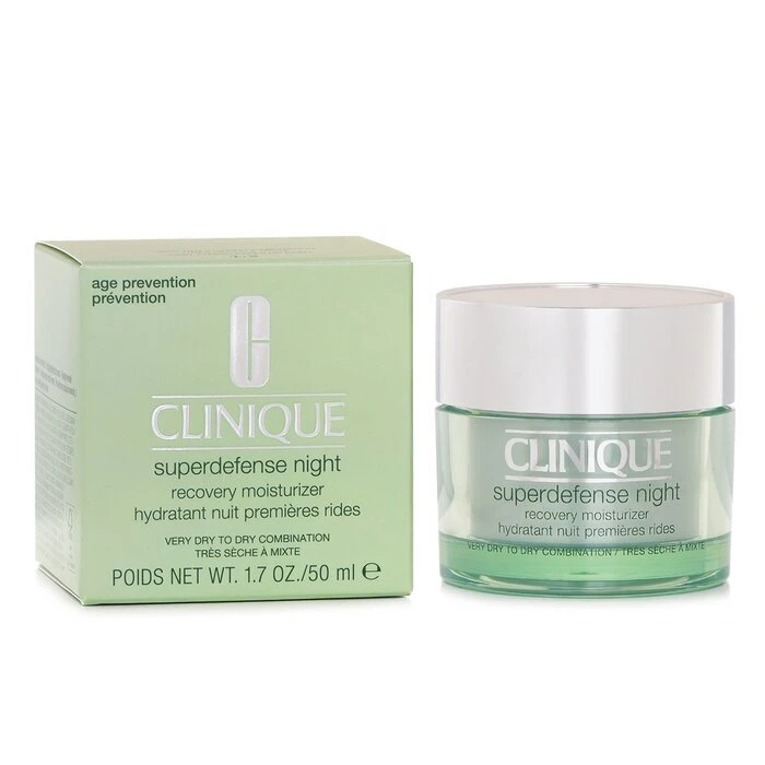 Clinique Superdefense Night Recovery Moisturizer - For Very Dry To Dry Combination 50ml 4 Clinique Superdefense Night Recovery Moisturizer - For Very Dry To Dry Combination 50ml - Image 2