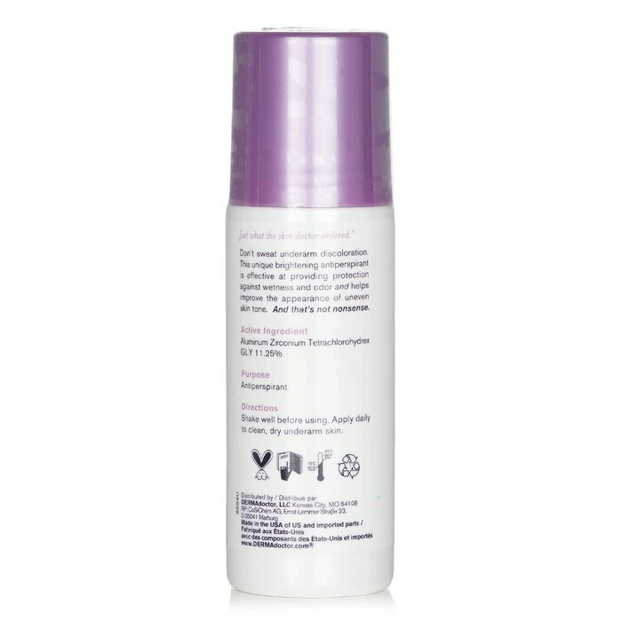 DERMAdoctor Total Nonscents Ultra-Gentle Brightening Antiperspirant 90ml 5 DERMAdoctor Total Nonscents Ultra-Gentle Brightening Antiperspirant 90ml - Image 3