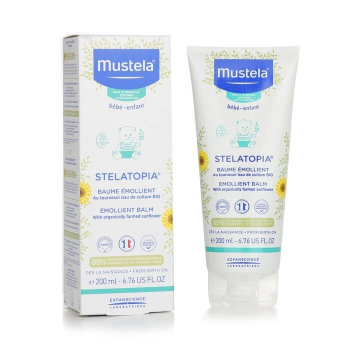 Mustela Stelatopia Emollient Balm - For Atopic-Prone Skin 200ml 4 Mustela Stelatopia Emollient Balm - For Atopic-Prone Skin 200ml - Image 2