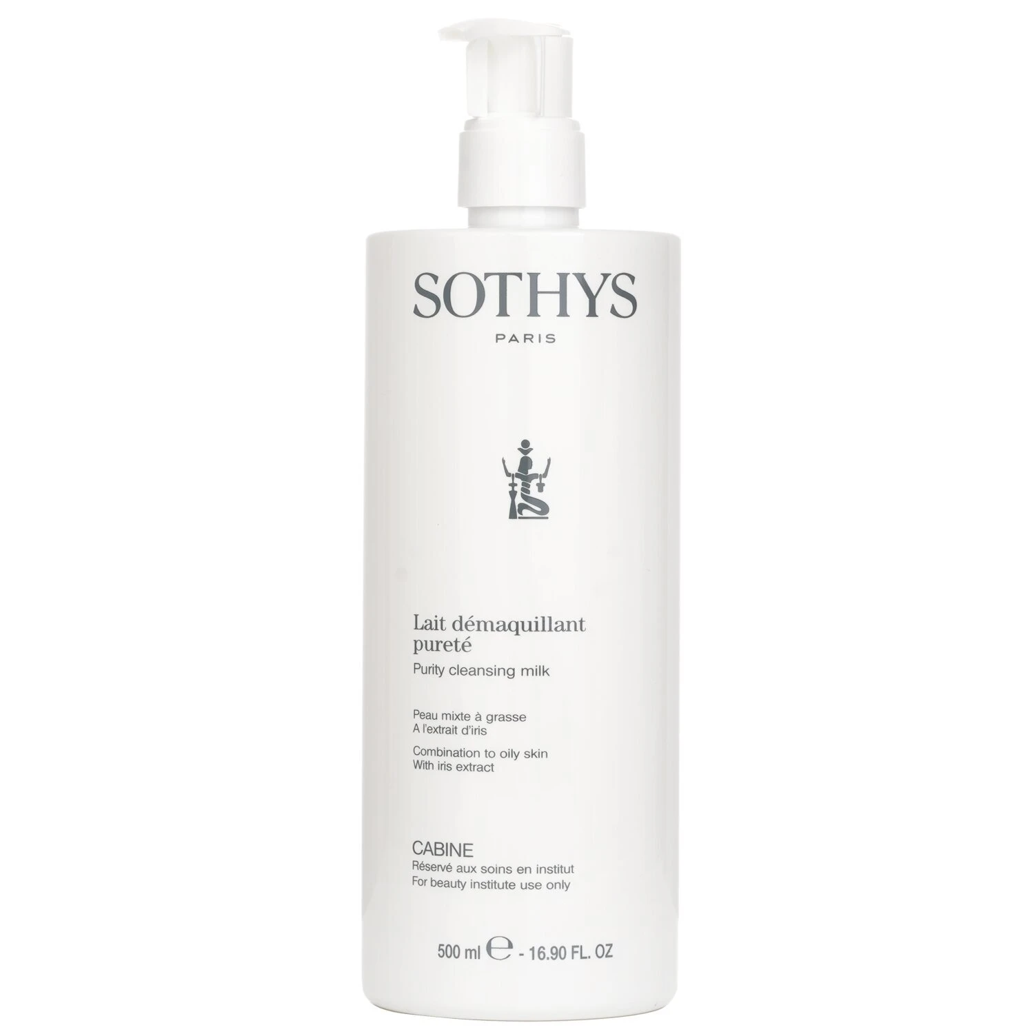 Sothys Purity Cleansing Milk - For Combination To Oily Skin, With Iris Extract (Salon Size) 500ml 3 Sothys Purity Cleansing Milk - For Combination To Oily Skin, With Iris Extract (Salon Size) 500ml
