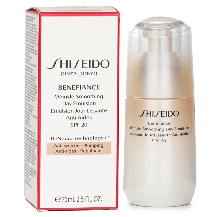 Shiseido Benefiance Wrinkle Smoothing Day Emulsion 75ml 4 Shiseido Benefiance Wrinkle Smoothing Day Emulsion 75ml - Image 2