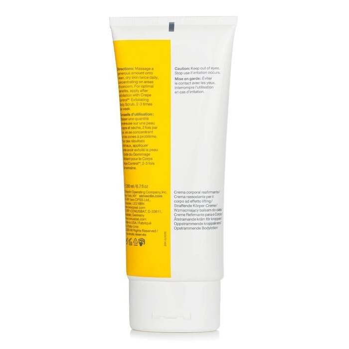 StriVectin Crepe Control Tightening Body Cream 200ml 5 StriVectin Crepe Control Tightening Body Cream 200ml - Image 3