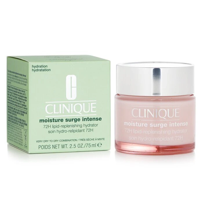 Clinique Moisture Surge Intense 72H Lipid-Replenishing Hydrator - Very Dry To Dry Combination 75ml 4 Clinique Moisture Surge Intense 72H Lipid-Replenishing Hydrator - Very Dry To Dry Combination 75ml - Image 2