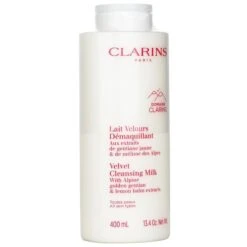 Clarins Velvet Cleansing Milk With Alpine Golden Gentian & Lemon Balm Extracts 400ml -Skin Care Store 26160280301 1 FULL