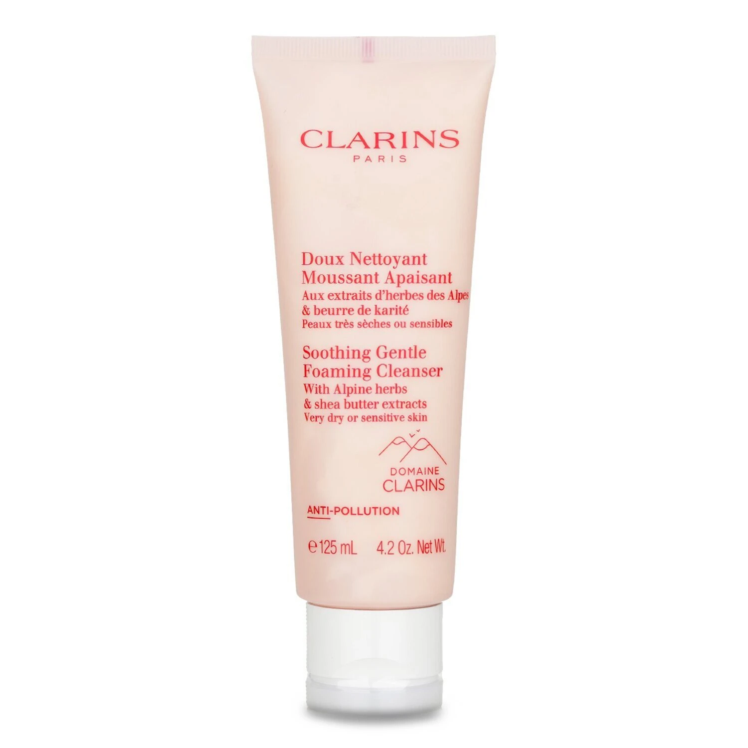 Clarins Soothing Gentle Foaming Cleanser With Alpine Herbs & Shea Butter Extracts - Very Dry Or Sensitive Skin 125ml 3 Clarins Soothing Gentle Foaming Cleanser With Alpine Herbs & Shea Butter Extracts - Very Dry Or Sensitive Skin 125ml
