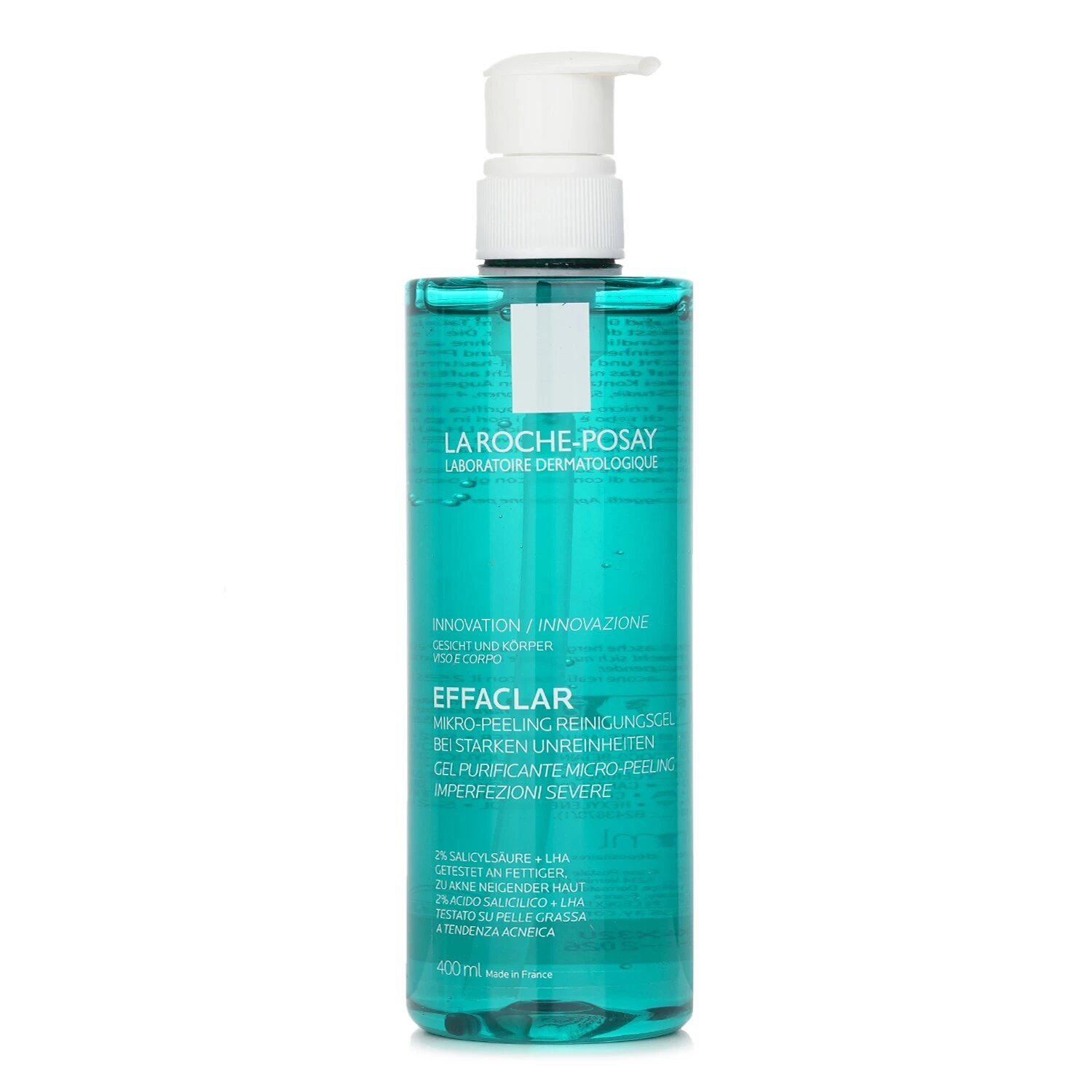 LA ROCHE-POSAY La Roche Posay Effaclar Micro-Peeling Purifying Gel - For Acne-Prone Skin 400ml 3 LA ROCHE-POSAY La Roche Posay Effaclar Micro-Peeling Purifying Gel - For Acne-Prone Skin 400ml